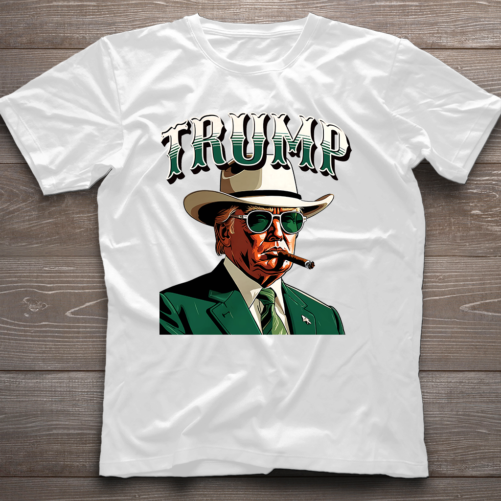 T-shirt Donad Trum Cowboy Western Cowboy, T-shirt Make America Great Donald Daddy, T-shirt Trum 2024, T-shirt MAGA