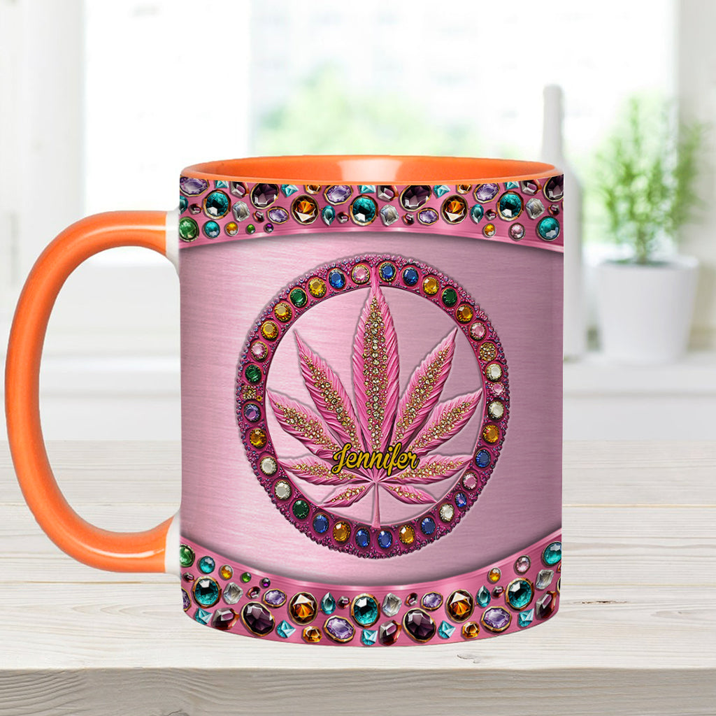 Stoner Chick - Personalized Weed Accent Mug