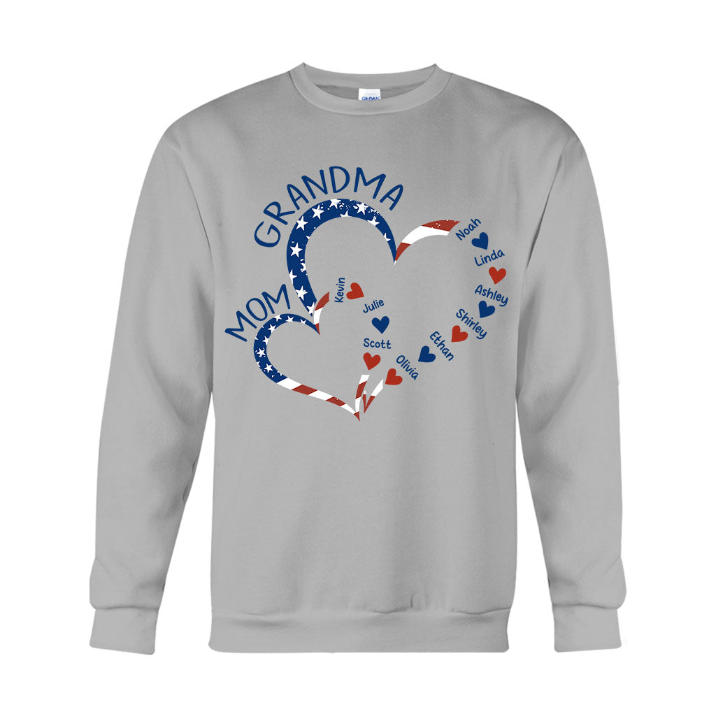 D'abord maman, maintenant grand-mère - T-shirt et sweat à capuche personnalisés pour grand-mère