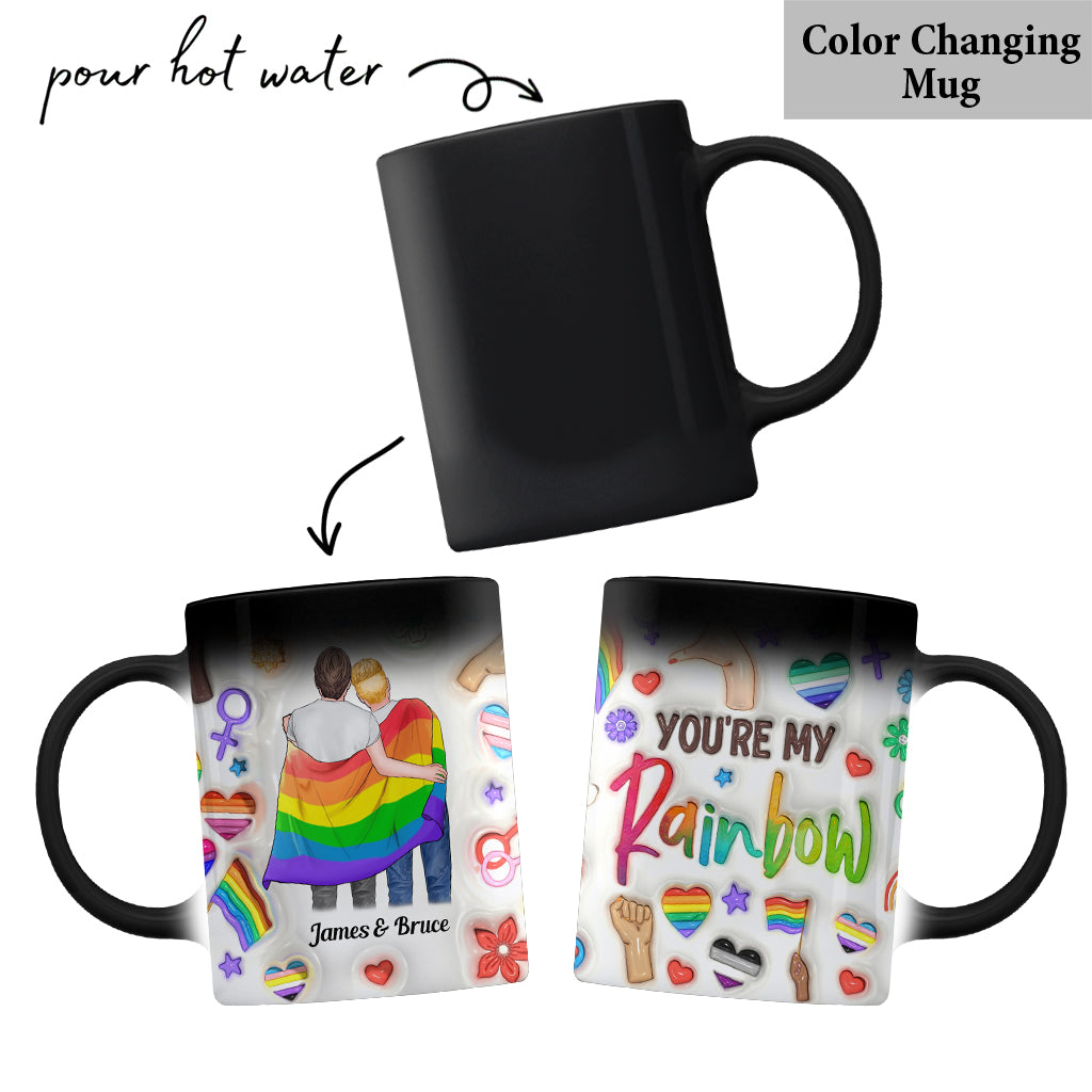 Du bist mein Regenbogen – Personalisierte Tasse zur Unterstützung der LGBTQ+-Community