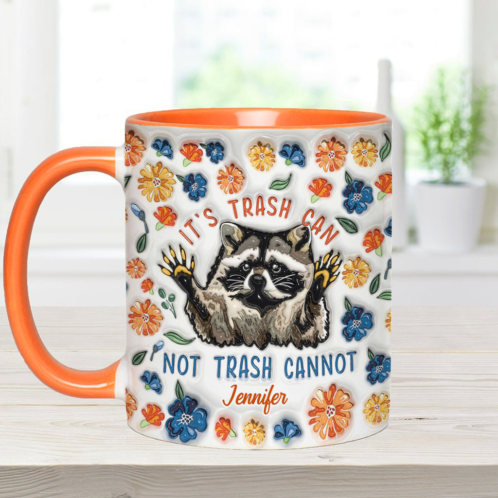 Funny Motivation Raccoon - Personalized Raccoon Accent Mug