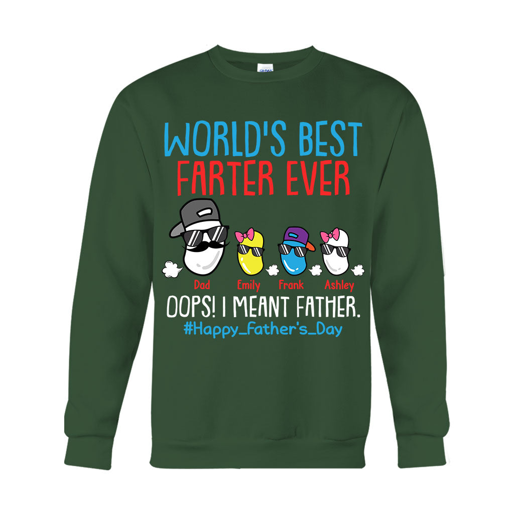 World's Best Farter Ever I Mean Father - Personalized Father T-shirt And Hoodie