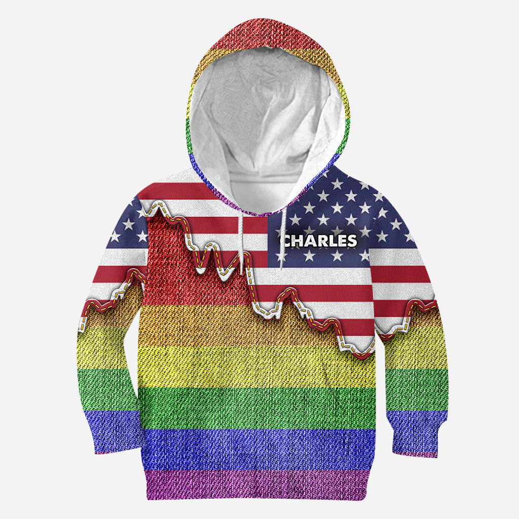 I am brave I am bruised True Colors - Personalized LGBT Support All Over Shirt