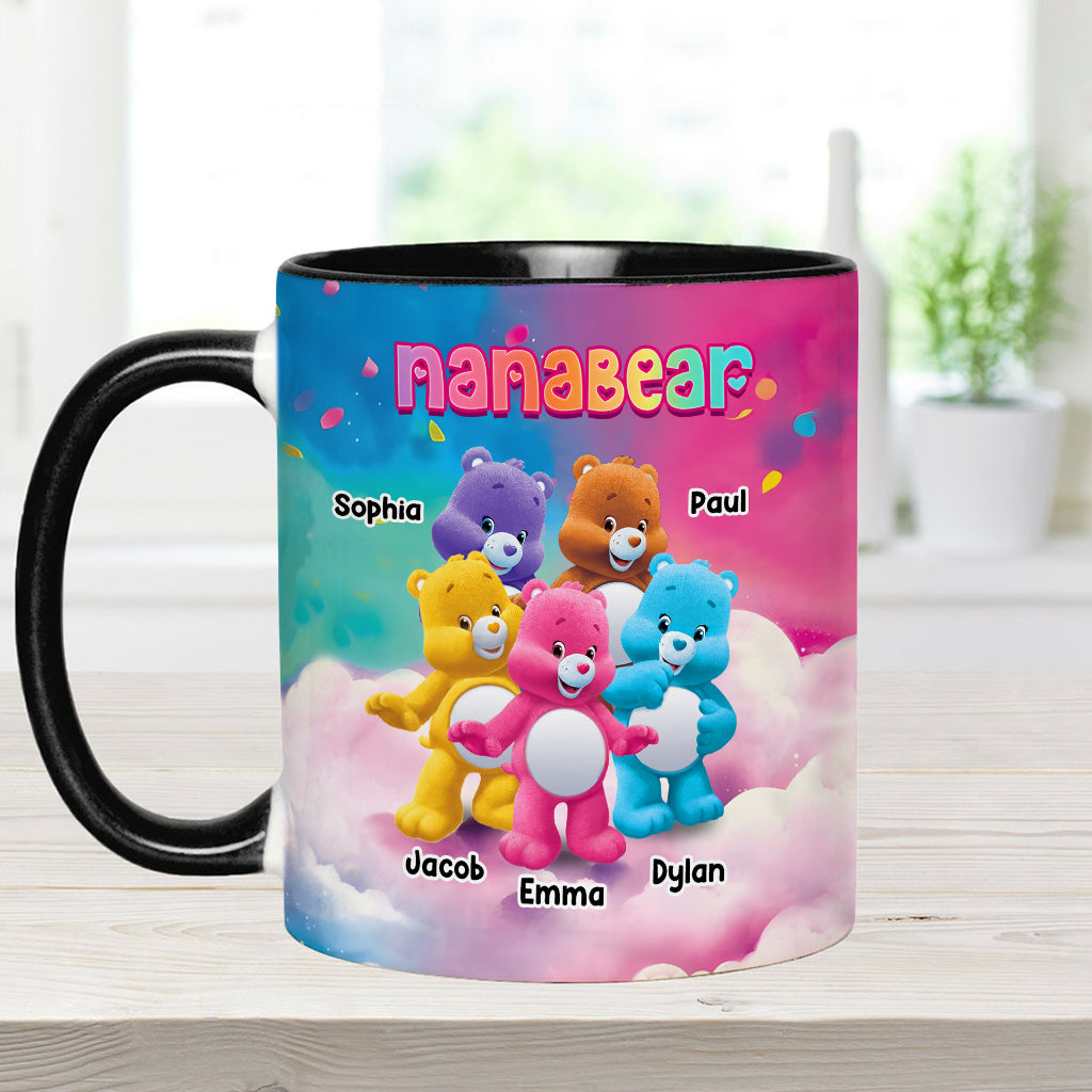 Nanabear - Personalized Grandma Accent Mug