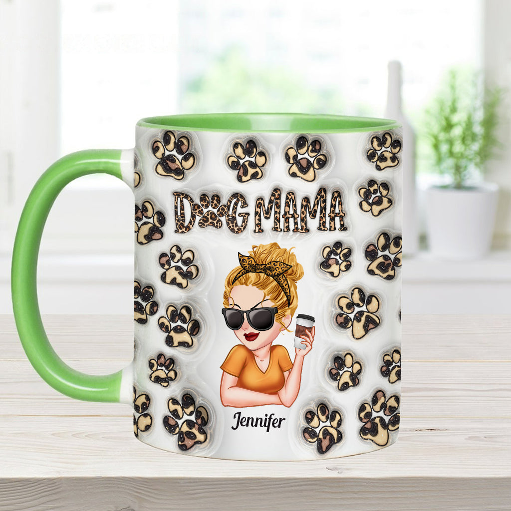 Baby Highland Cow Western Style - Personalisierte Tasse mit Hundemotiv