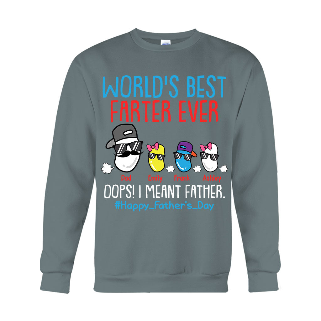 World's Best Farter Ever I Mean Father - Personalized Father T-shirt And Hoodie