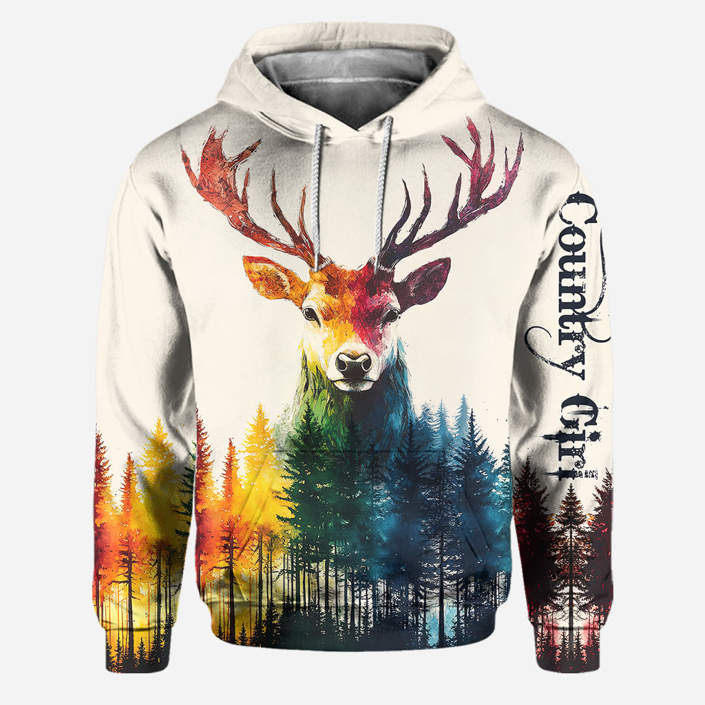 Country Girl – Personalisierter Jagd-Hoodie und Leggings