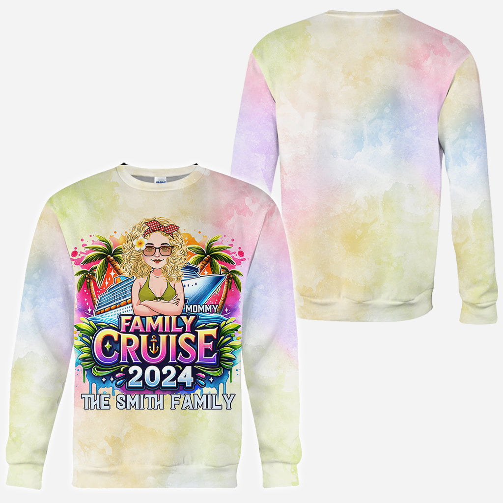 Croisière en famille - T-shirt de croisière personnalisé