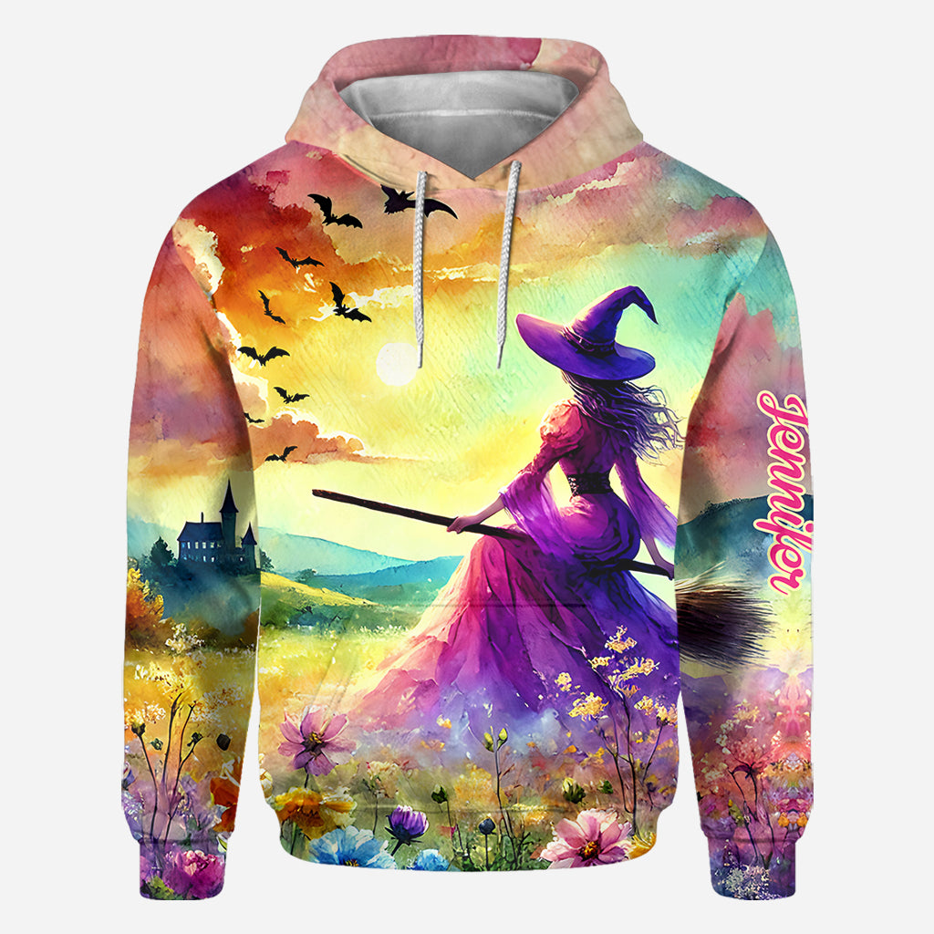Beautiful Witch - Personalized Witch All Over Shirt