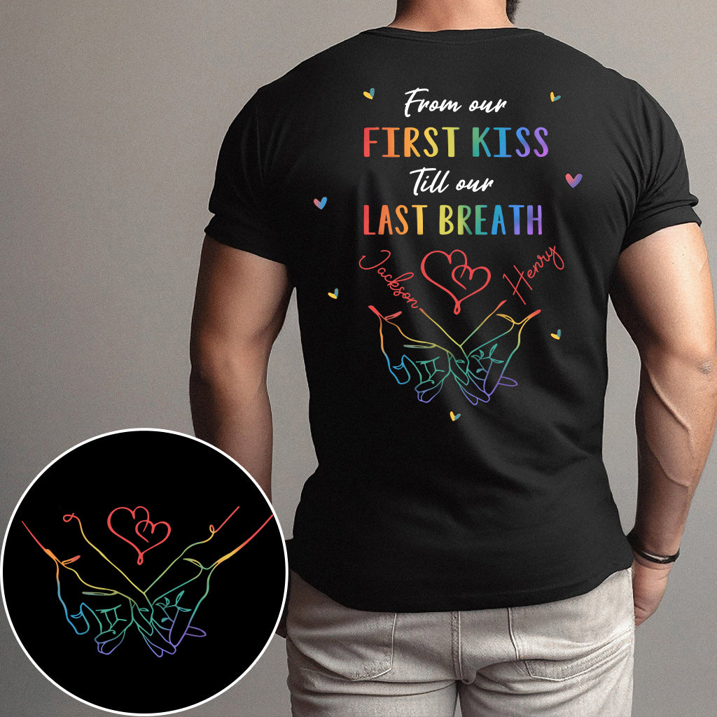 Ich halte dich fest – Personalisiertes LGBT-Unterstützungs-T-Shirt und Hoodie