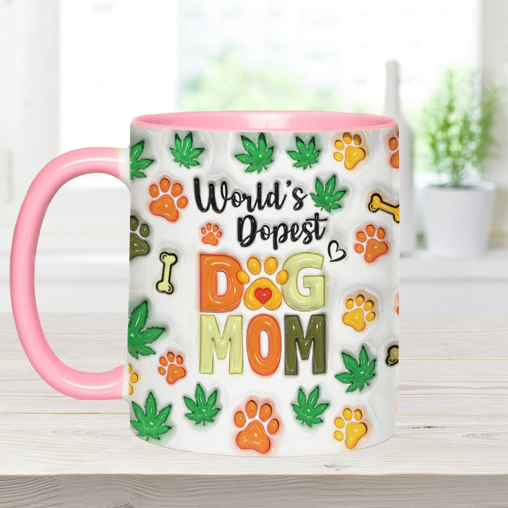 World's Dopest Pet Parent - Personalized Weed Accent Mug