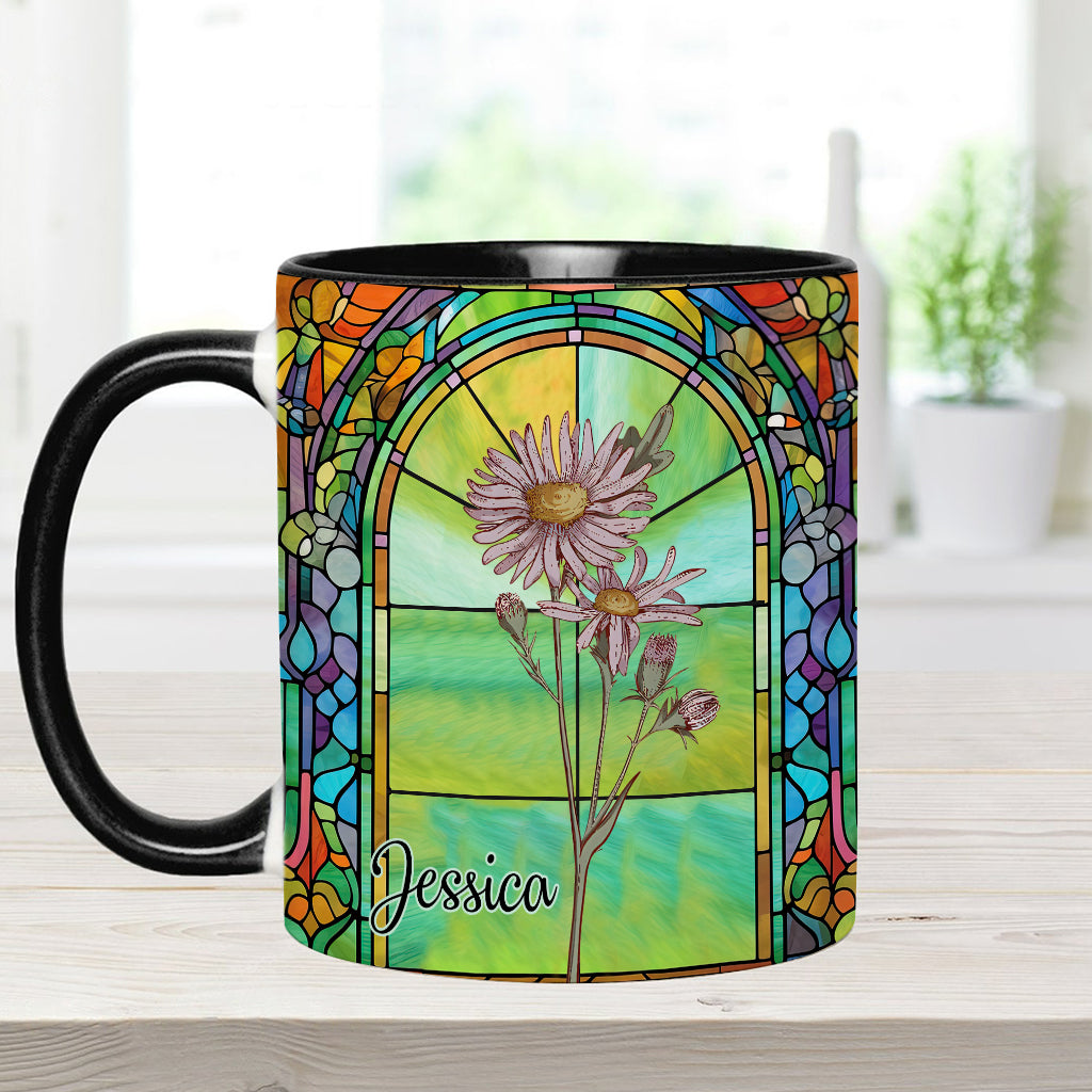 Soyez votre propre fleur de naissance magnifique - Mug personnalisé