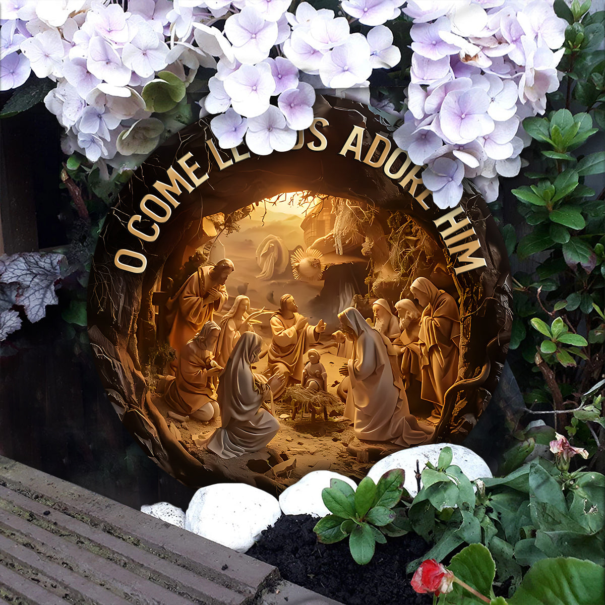 Hallelujah - Personalized Christian Round Shaped Stone