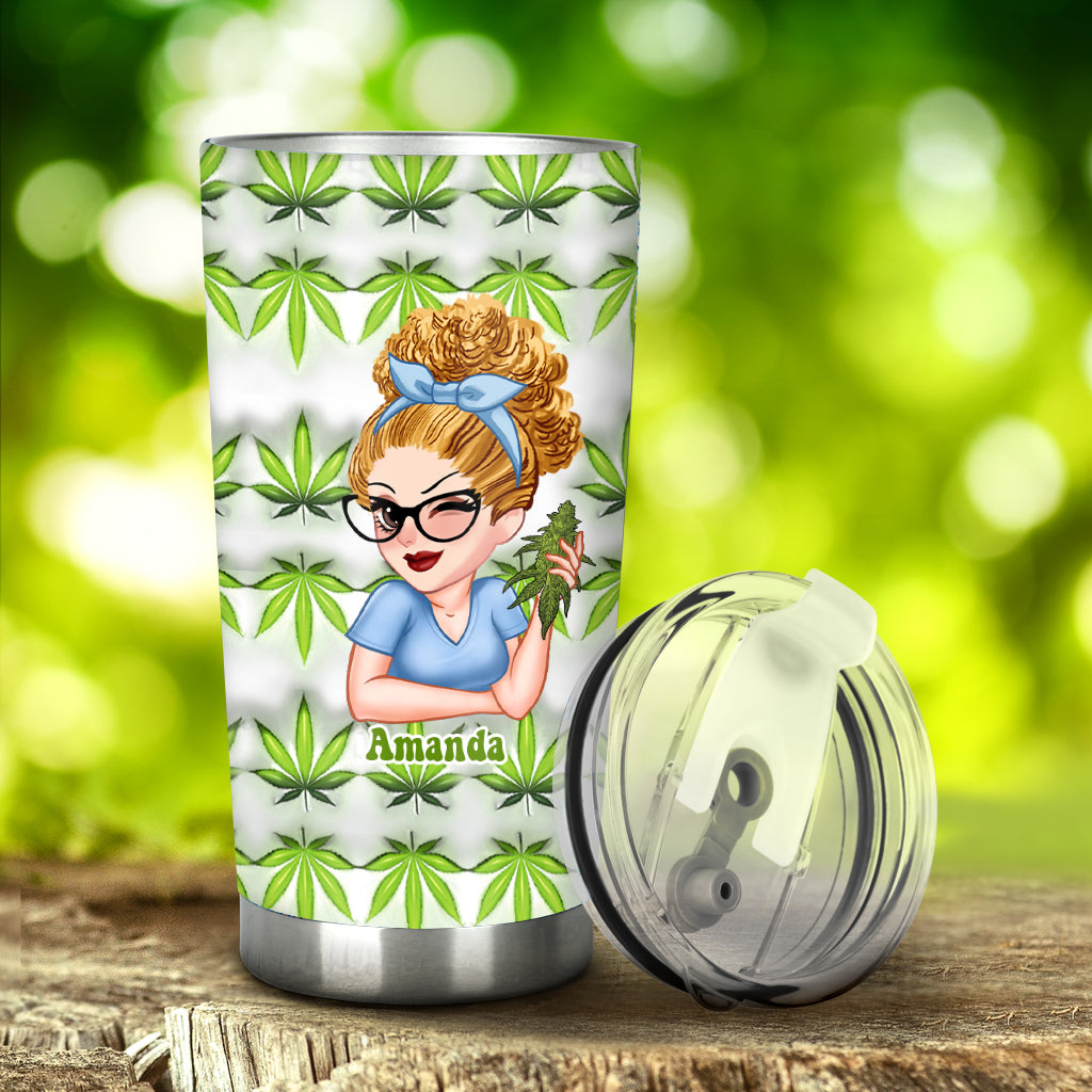 Pretty Lil' Pothead - Personalized Weed Tumbler
