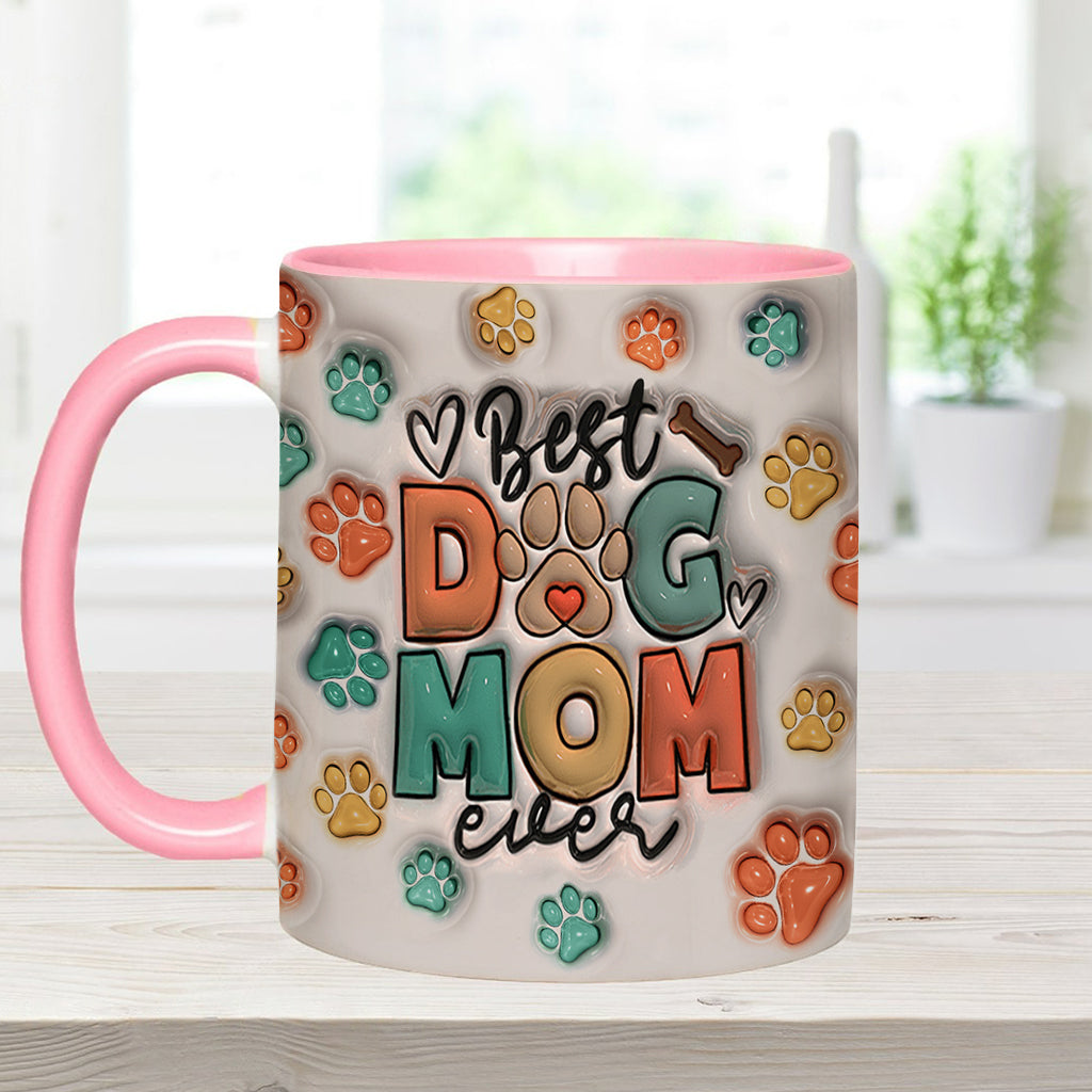 Meilleure maman de chien au monde - Mug personnalisé avec motif chien