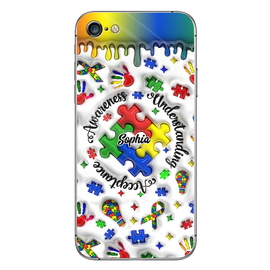 Autism Awareness - Personalized Autism Awareness Phone Case