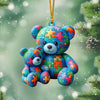 Mama Bear - Autism Awareness Custom Shaped Ornament