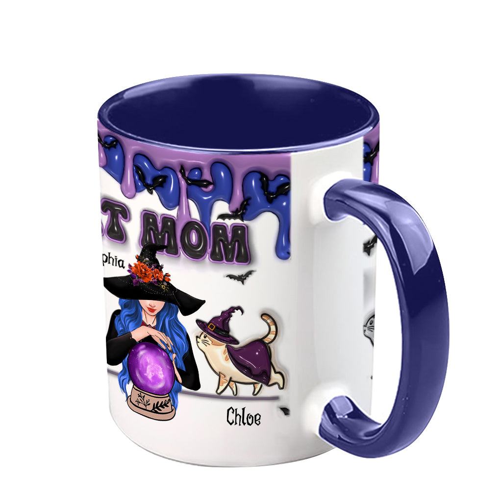 Cat Mom - Personalized Cat Accent Mug