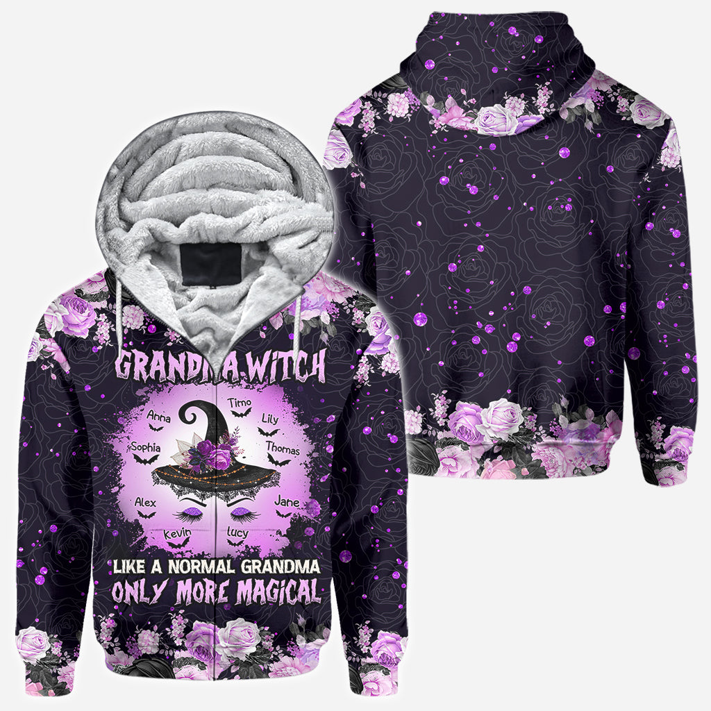 Oma Hexe - Personalisiertes Oma-Allover-Shirt