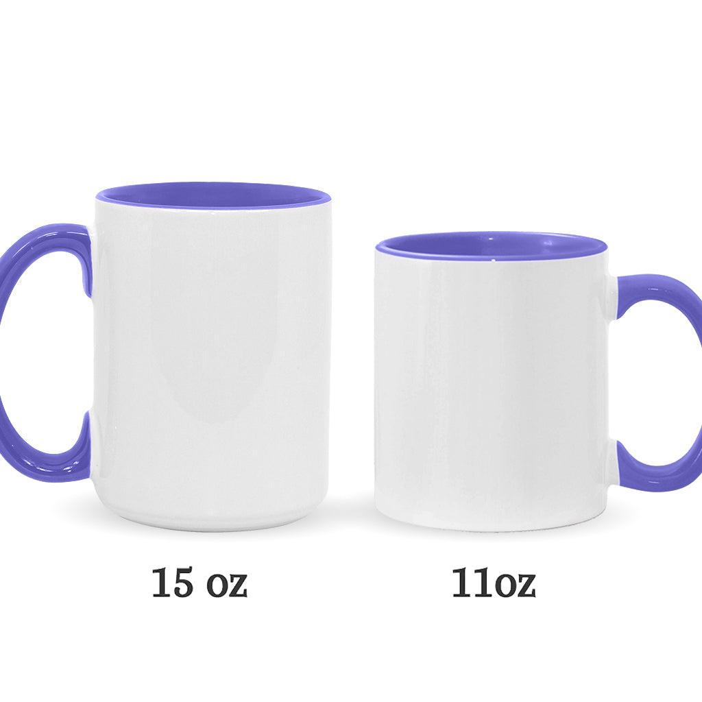 Mug personnalisé avec fleur du mois de naissance - Mug d'anniversaire à motif floral