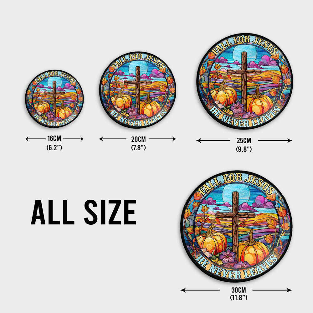 Tombez amoureux de Jésus, il ne vous quittera jamais - Vitrail chrétien attrape-soleil