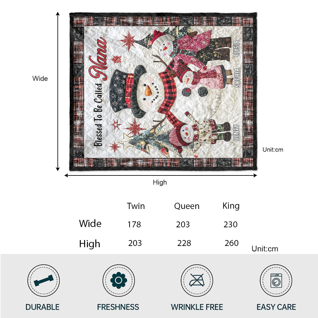 Nana Grandma Gigi - Personalisierte Oma-Steppdecke