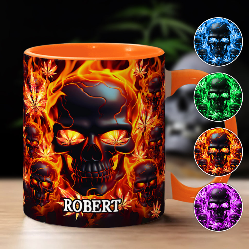 Libérez votre esprit - Mug personnalisé à motif cannabis