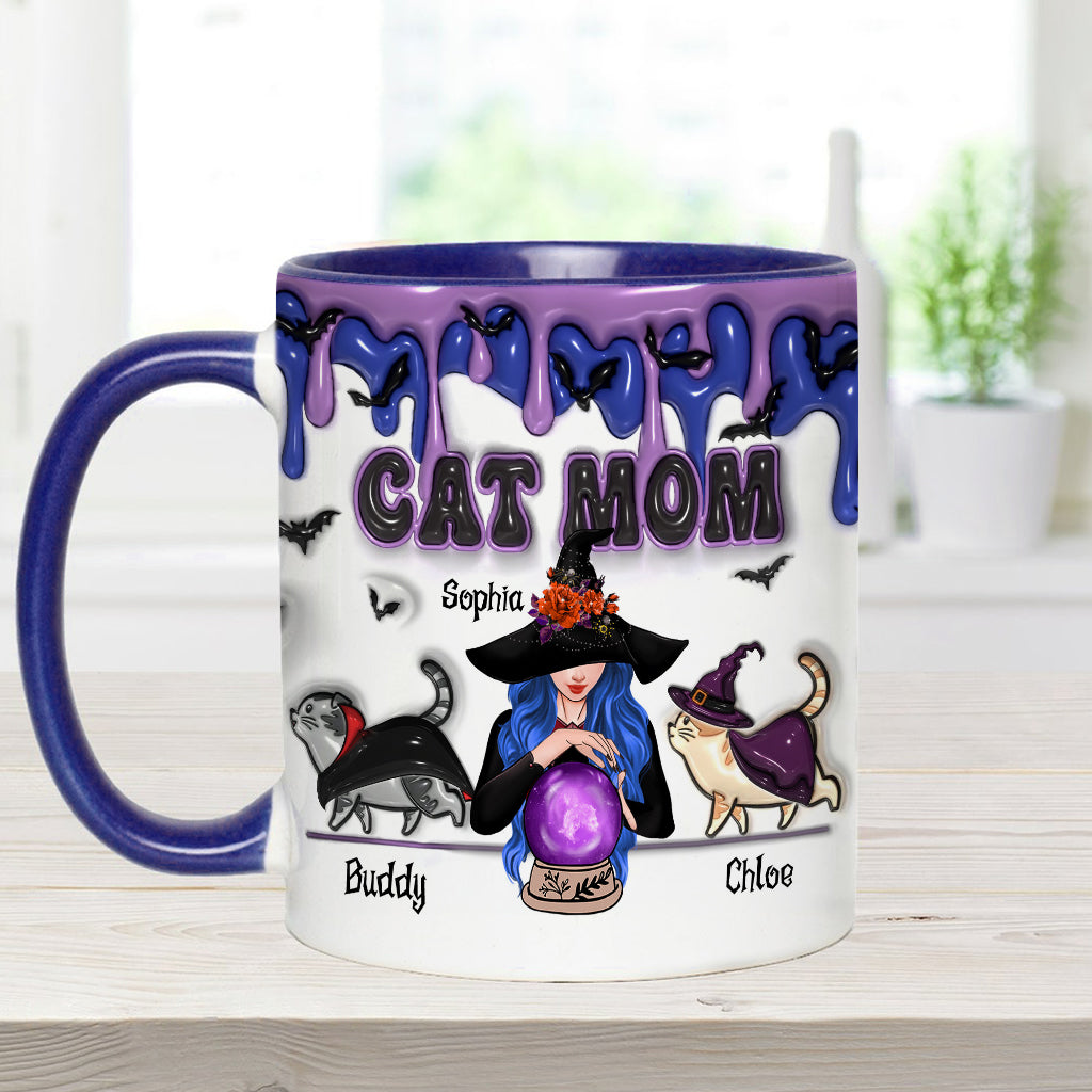 Cat Mom - Personalized Cat Accent Mug