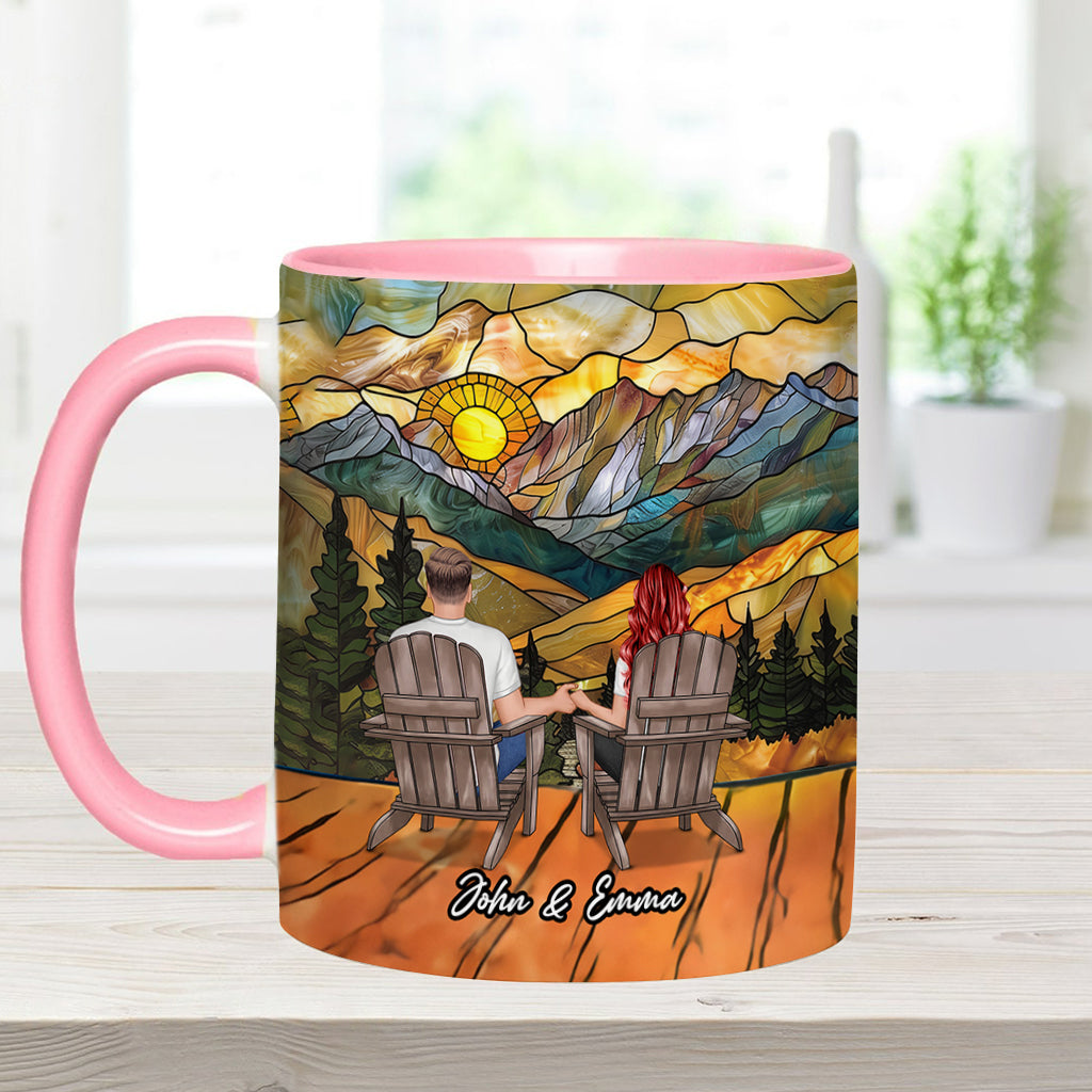 You And Me We Got This - Personalized Couple Accent Mug