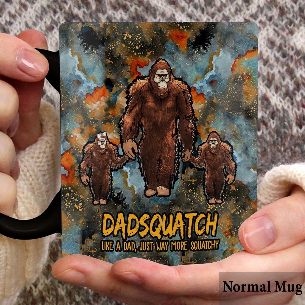 Dadsquatch More Squatchy - Personalized Father Mug