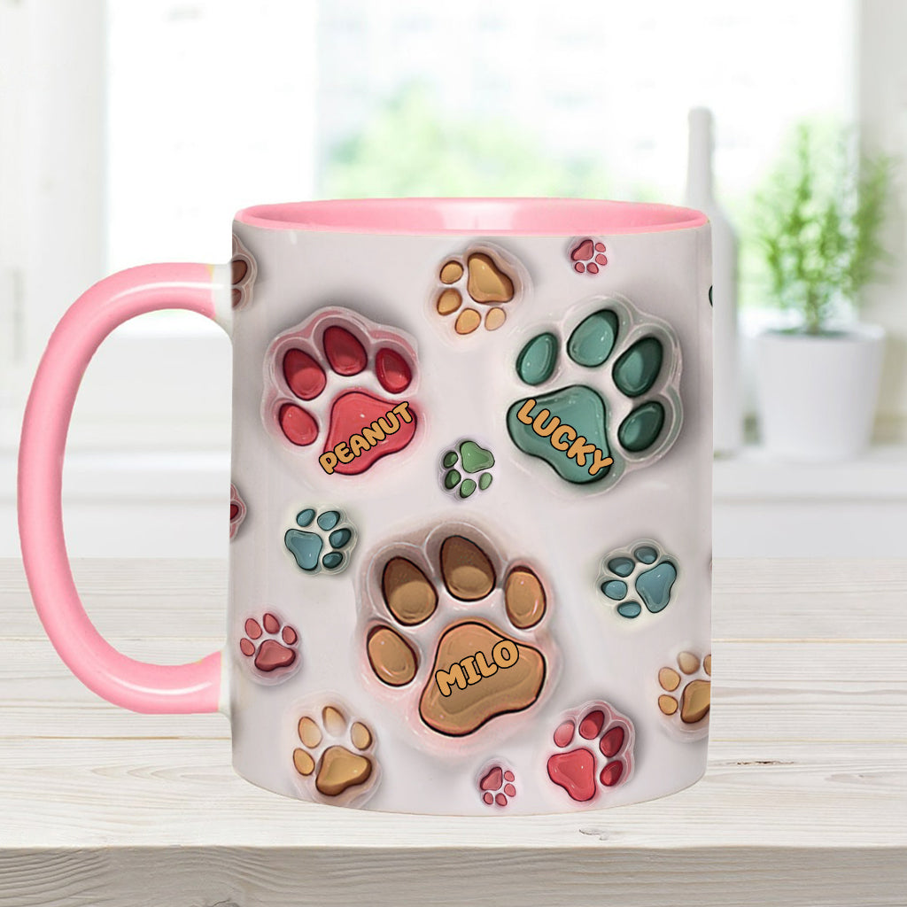 Die beste Hundemama, der beste Hundepapa, die beste Katzenmama, der beste Katzenpapa aller Zeiten – personalisierte Tasse mit Hundemotiv