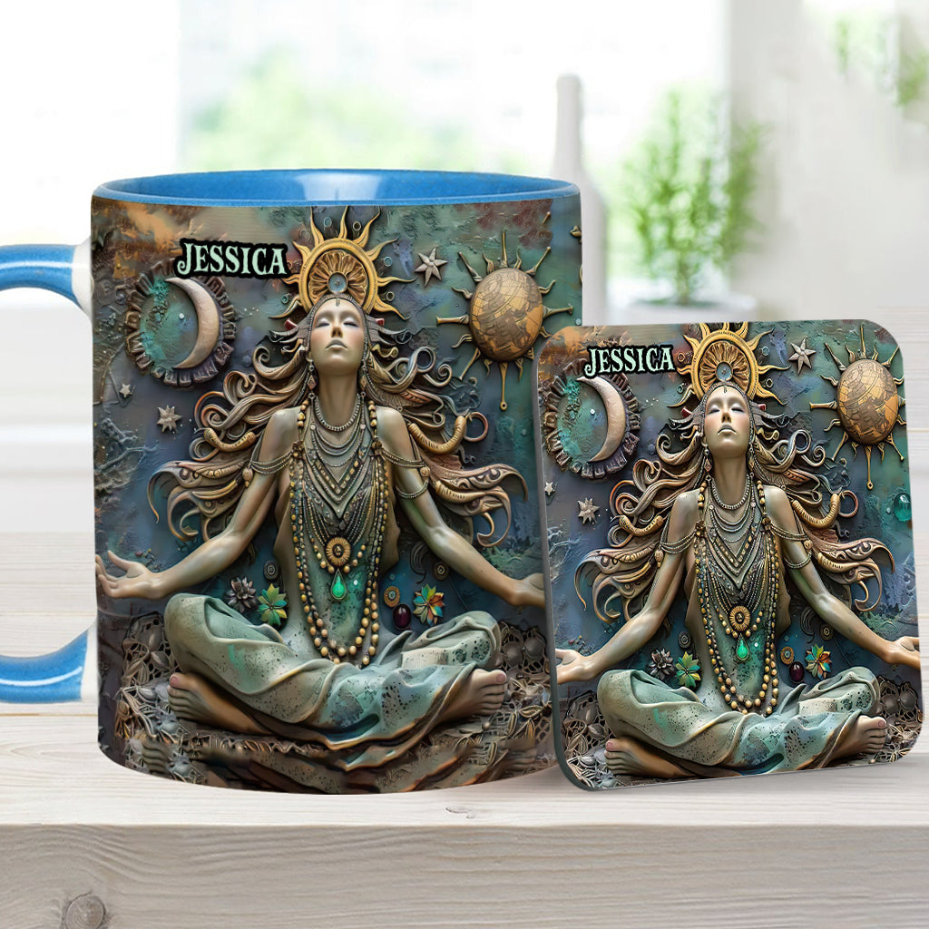 Lose Your Mind Find Your Soul - Personalized Yoga Accent Mug