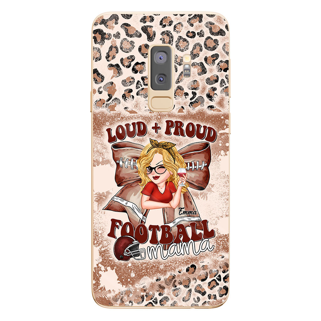 Coque de téléphone transparente personnalisée « Football Loud Proud » (Tous titres)