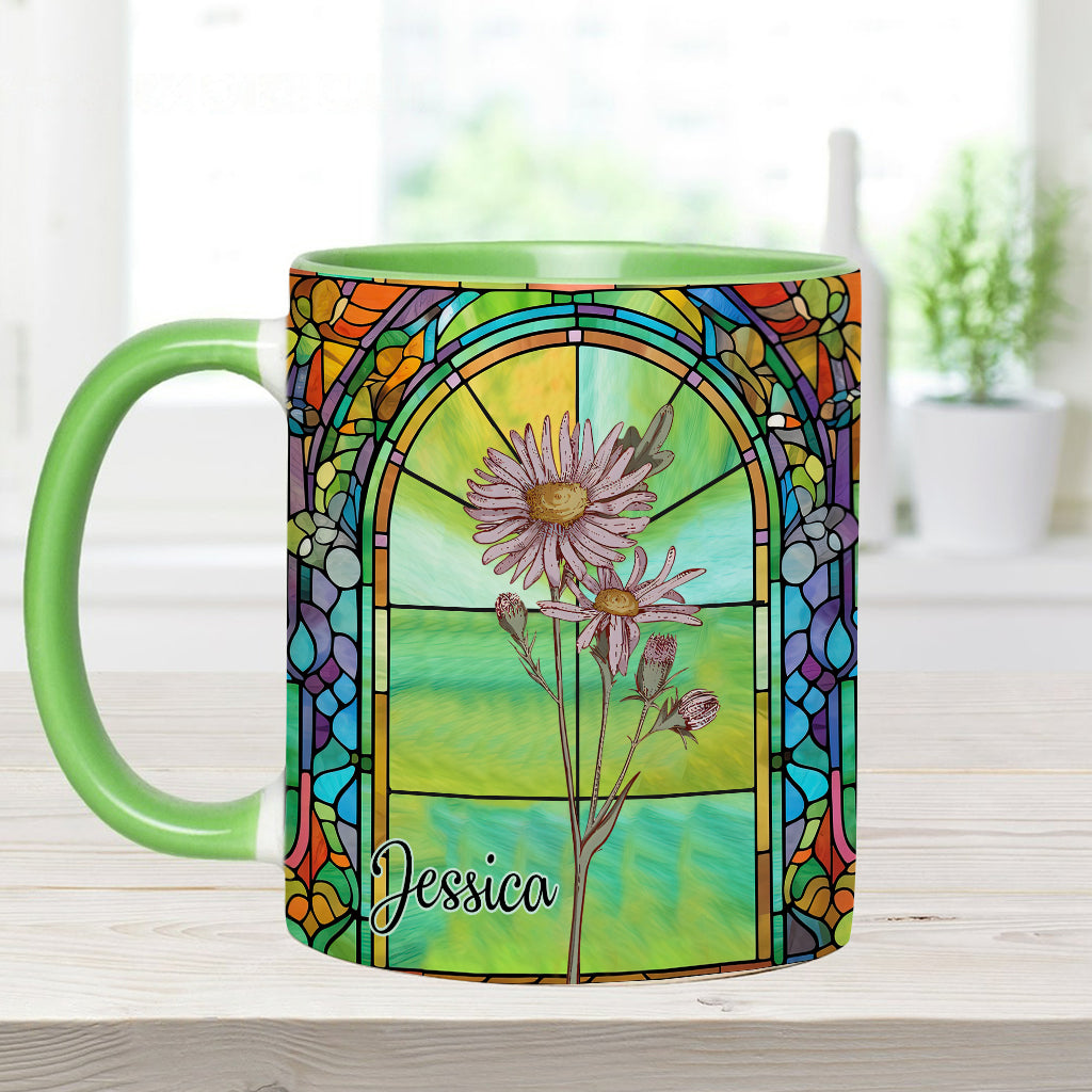 Soyez votre propre fleur de naissance magnifique - Mug personnalisé