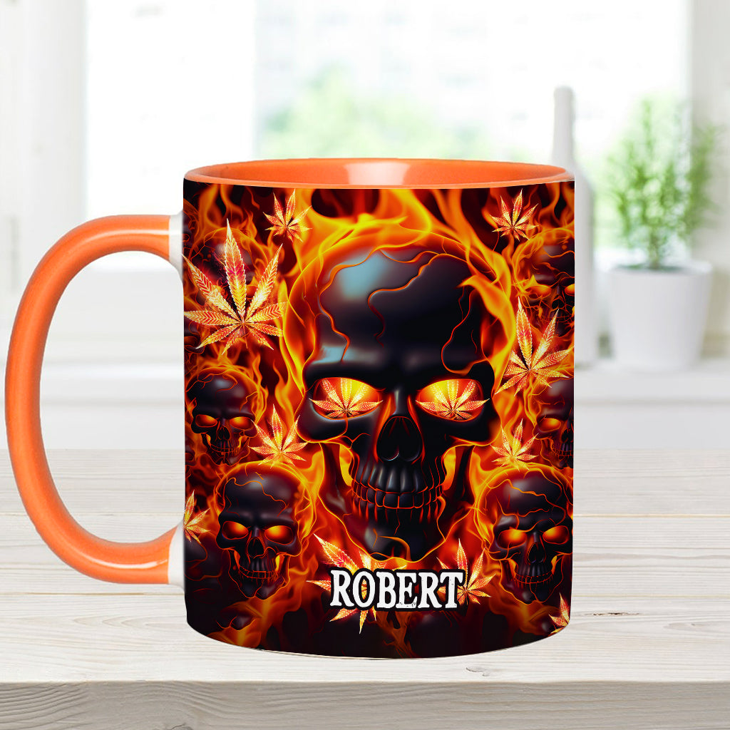 Libérez votre esprit - Mug personnalisé à motif cannabis