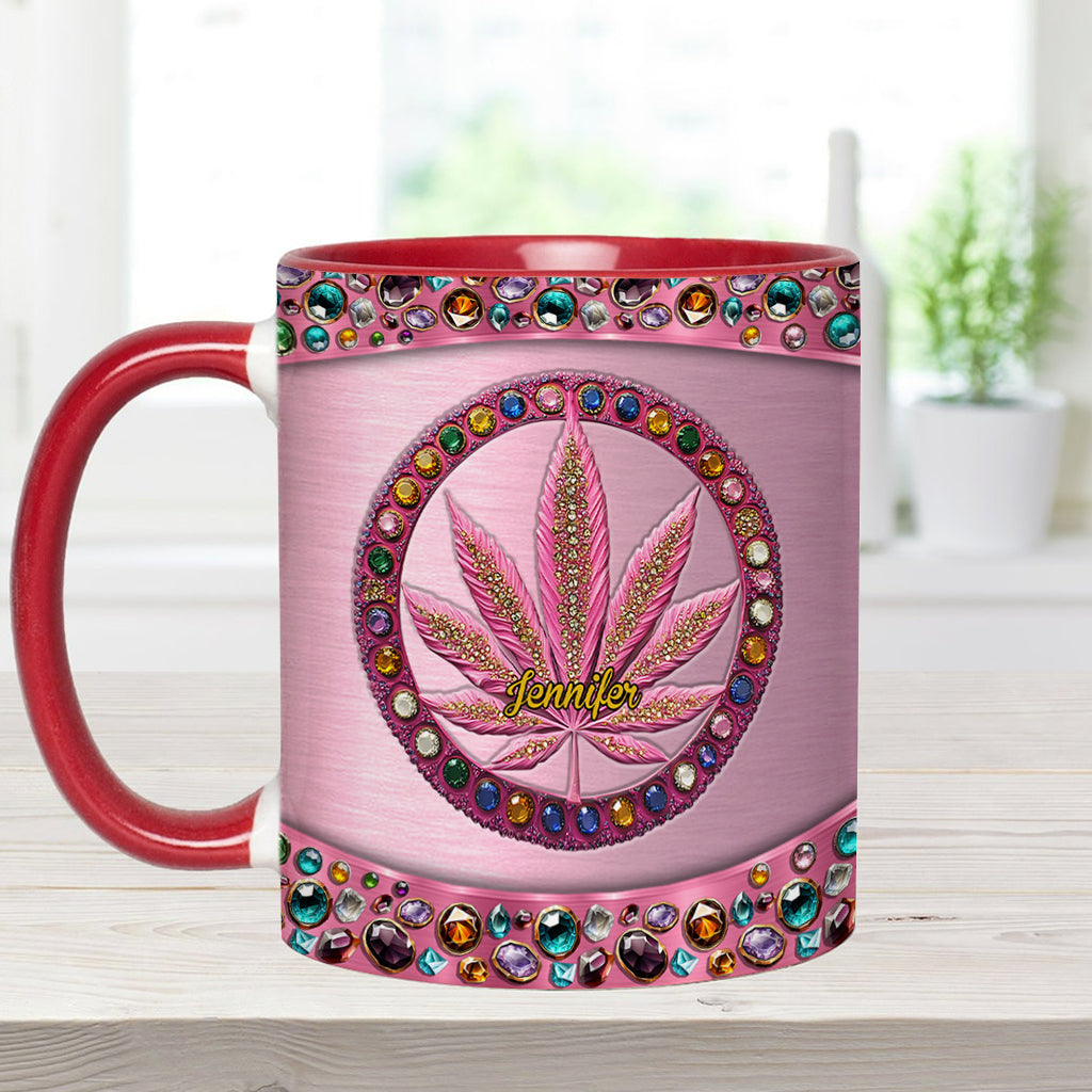 Stoner Chick - Personalized Weed Accent Mug