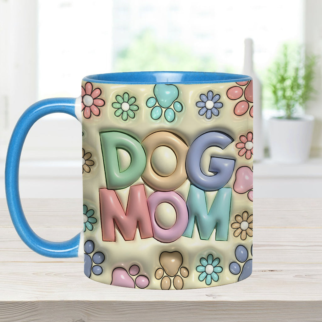 Dog Mom Dog Dad - Personalized Dog Accent Mug