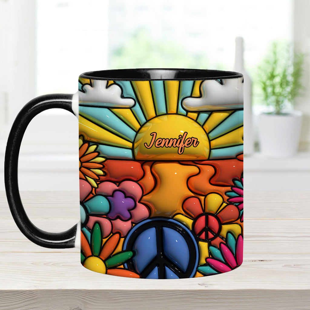 Hippie Soul - Personalized Hippie Accent Mug