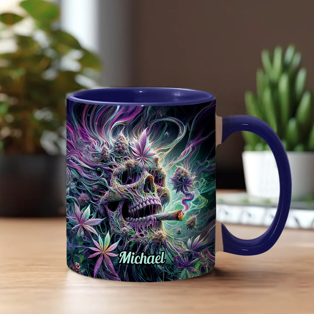Magical Skull - Personalized Weed Accent Mug