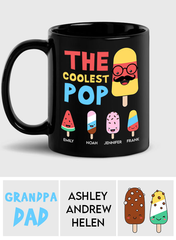 The Coolest Pop - Personalized Grandpa Mug