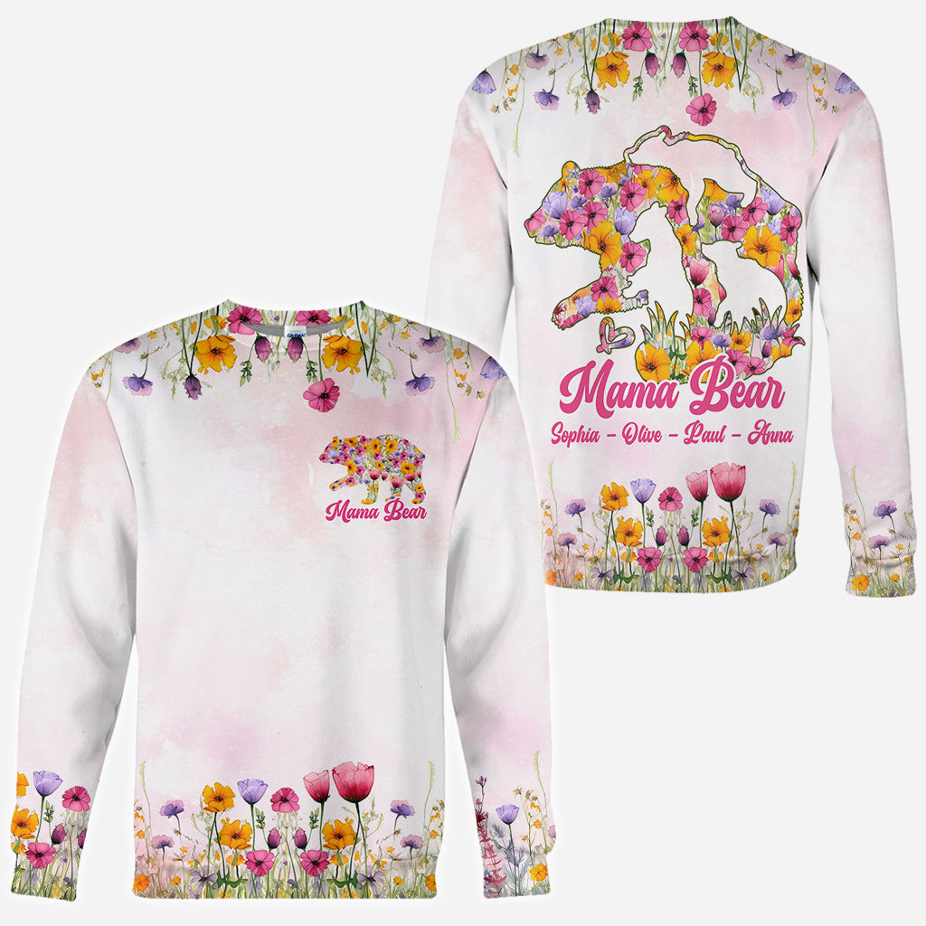 Mama Bear - Personalized Mother All Over Shirt