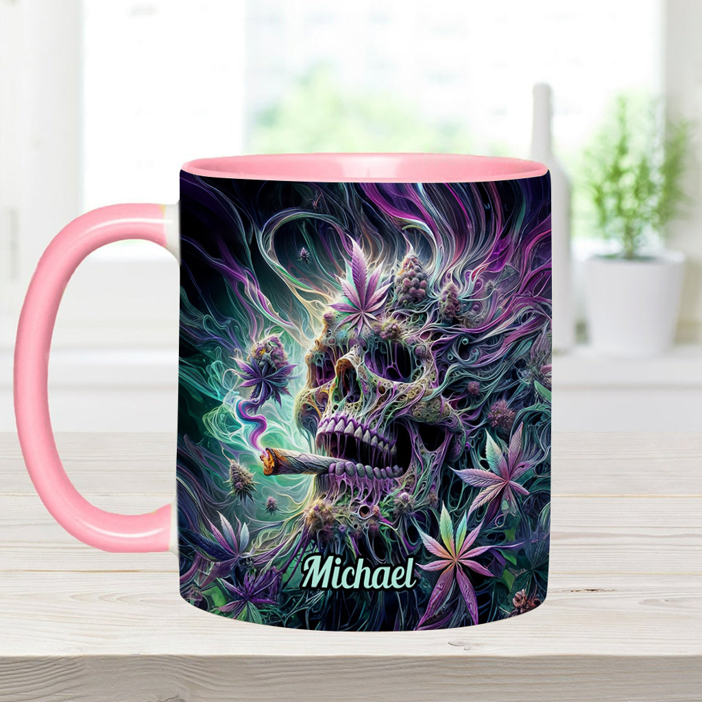 Magical Skull - Personalized Weed Accent Mug