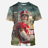 Pround Mom/ Dad/... Game Day &amp; Everyday - Personalized Football All Over Shirt