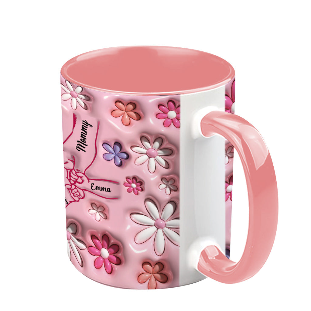 Holding Hands - Personalized Mother Accent Mug