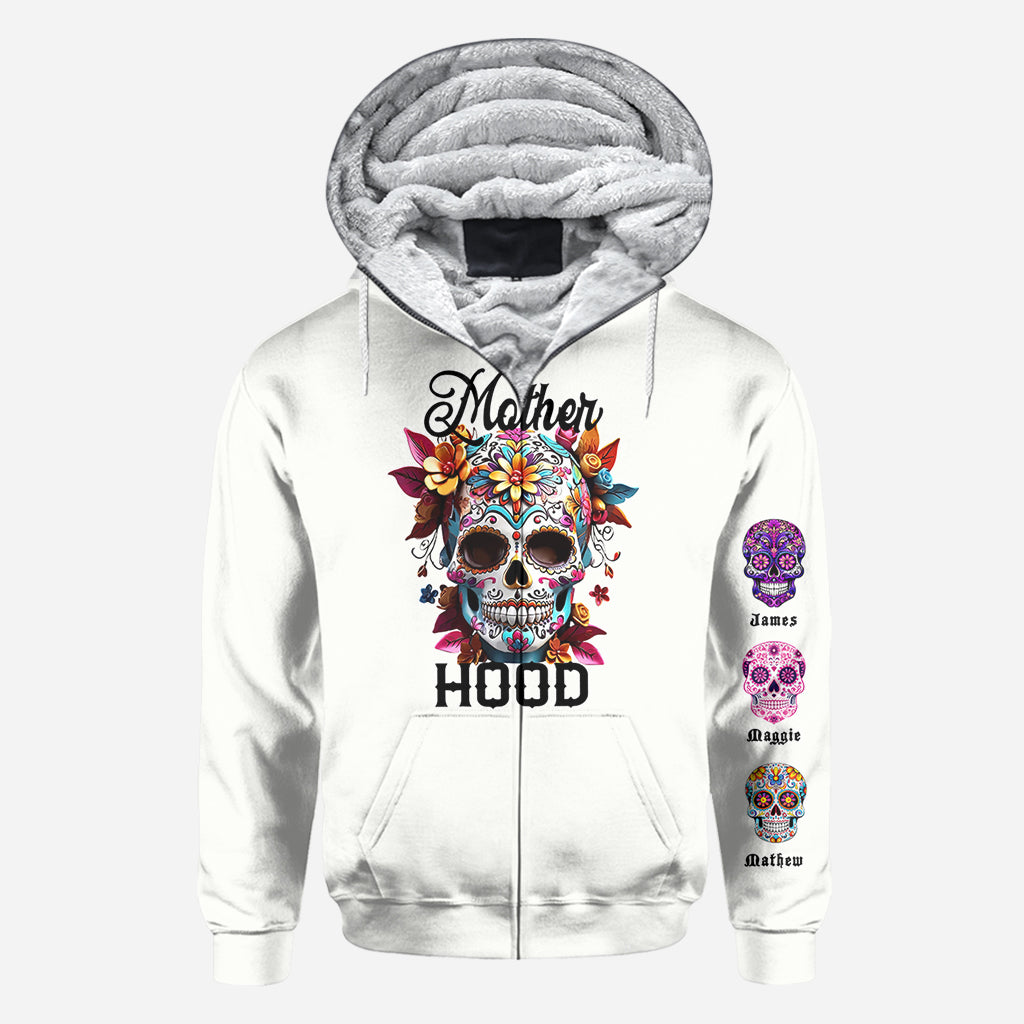 T-shirt personnalisé Spooky Mama - Tête de mort intégrale