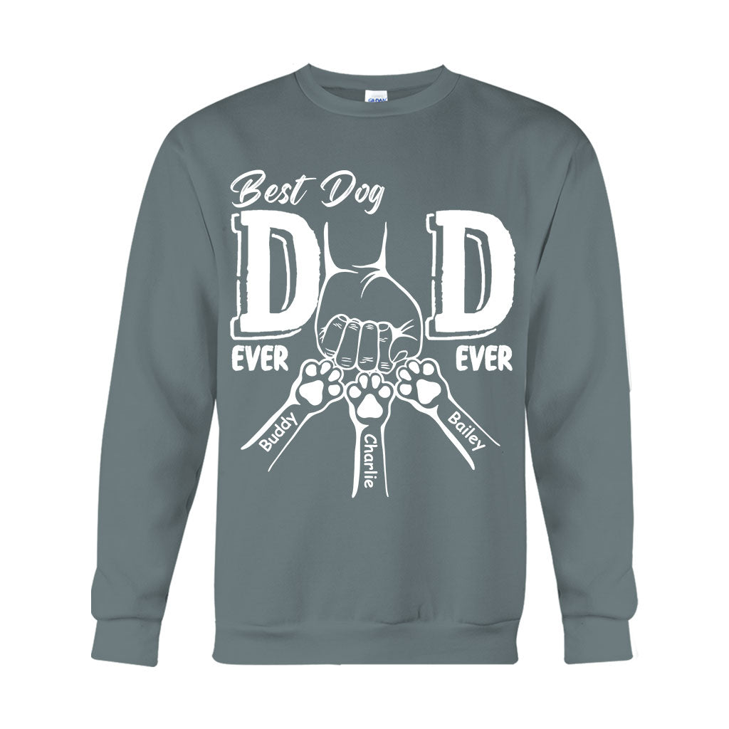 Meilleur papa de chien au monde - T-shirt et sweat à capuche personnalisés pour chien