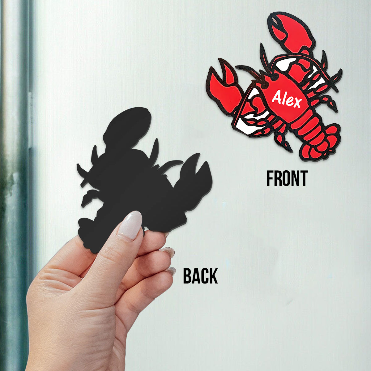 Décorations de porte pour croisière au homard - Aimant de croisière personnalisé