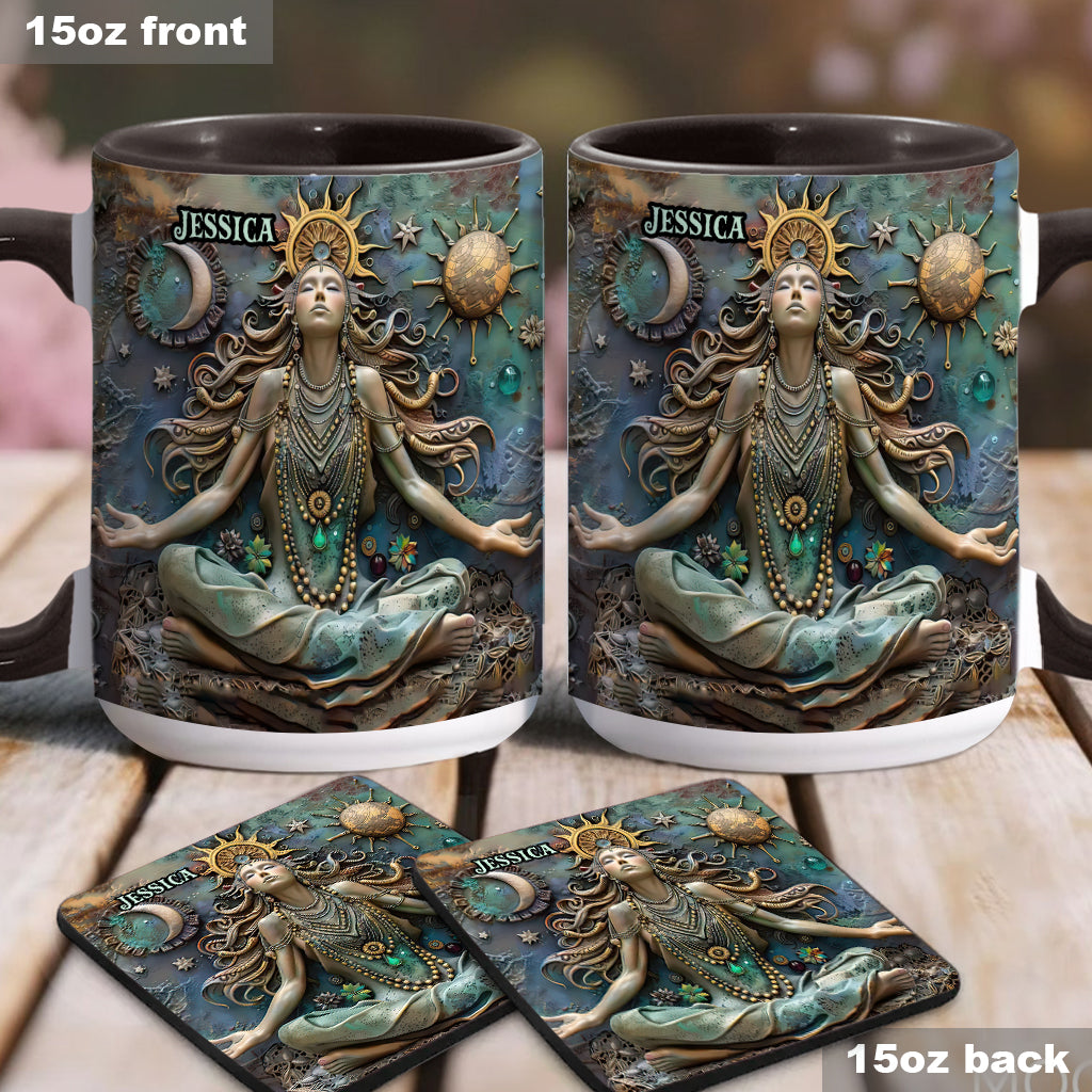 Lose Your Mind Find Your Soul - Personalized Yoga Accent Mug