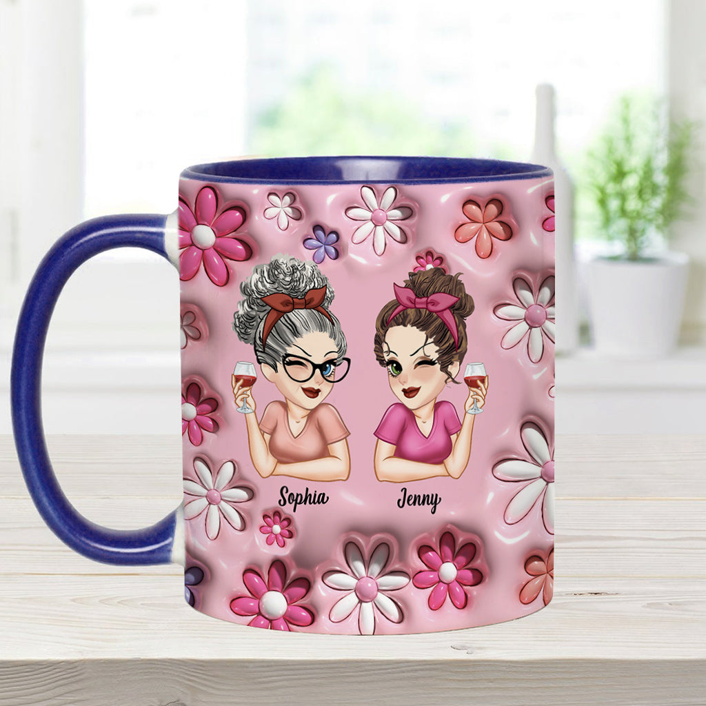 To My Daughter - Personalized Daughter Accent Mug