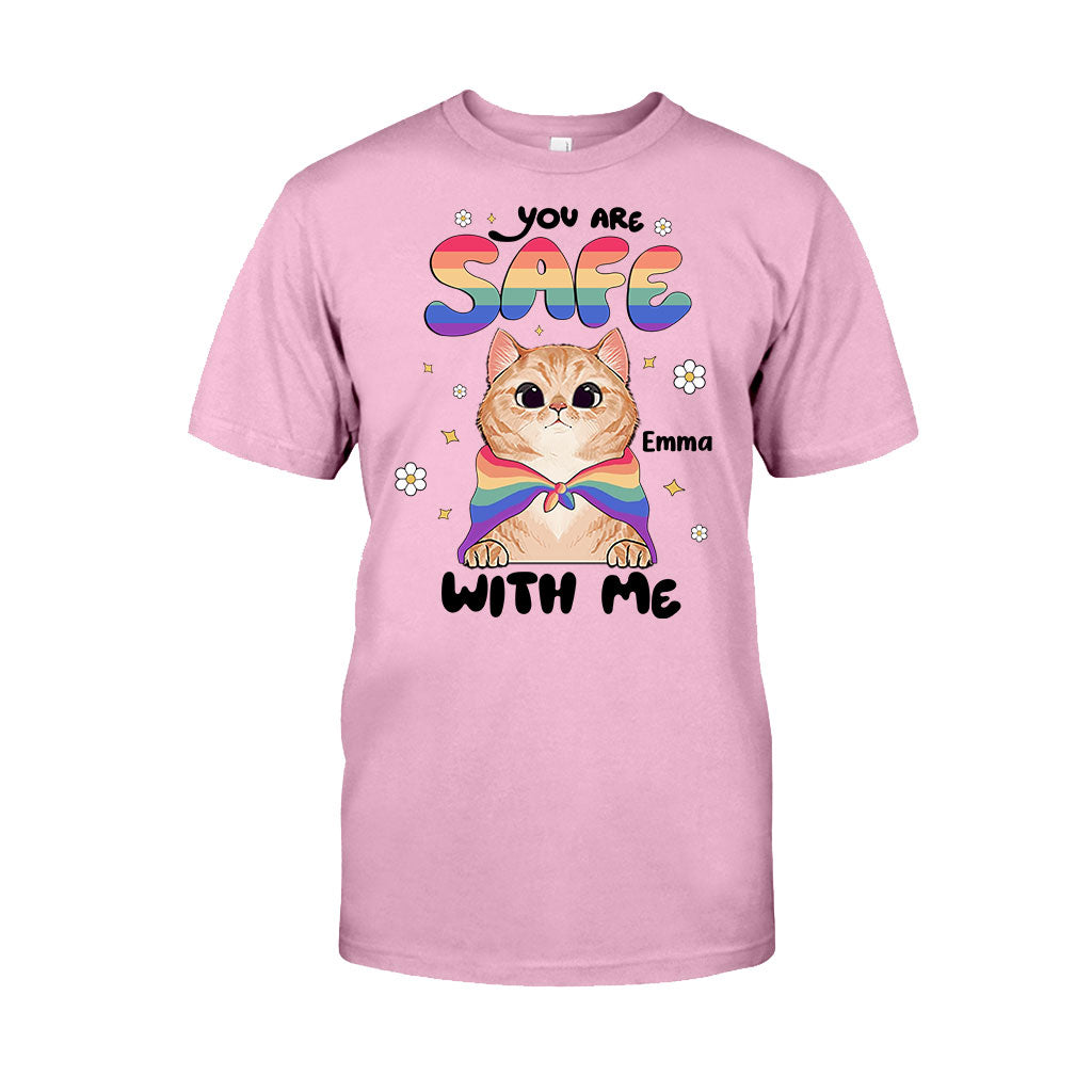 You Are Safe - Personalized LGBT Support T-shirt And Hoodie